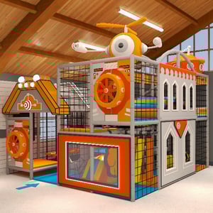 Soft Play attraction at family entertainment center